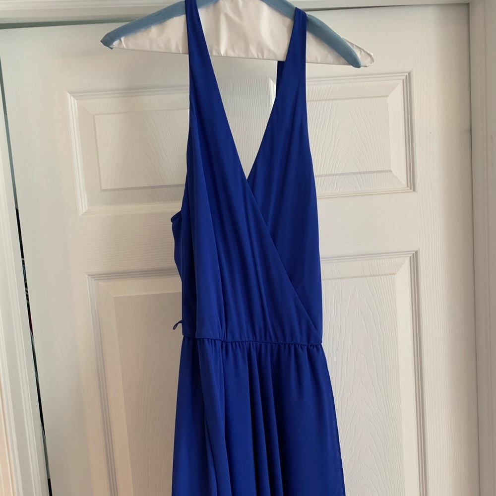Blue cocktail dress